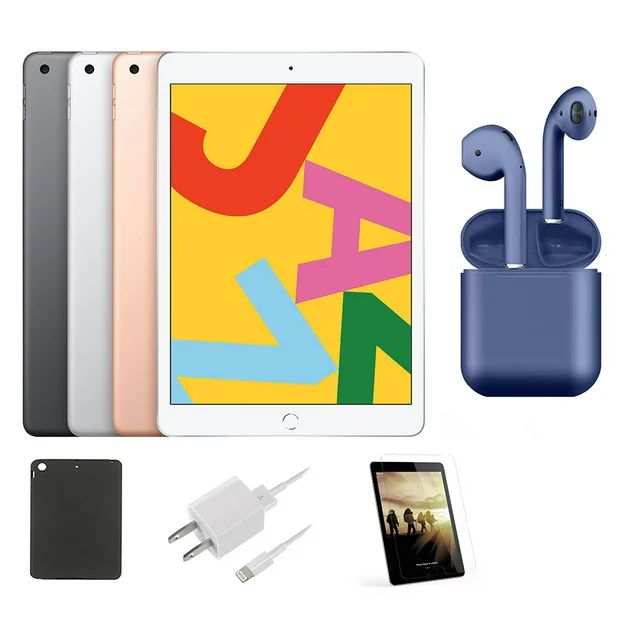 Restored Apple iPad 10.2-inch Retina 128GB Wi-Fi Only Newest OS Bundle: Case, Pre-Installed Tempe... | Walmart (US)