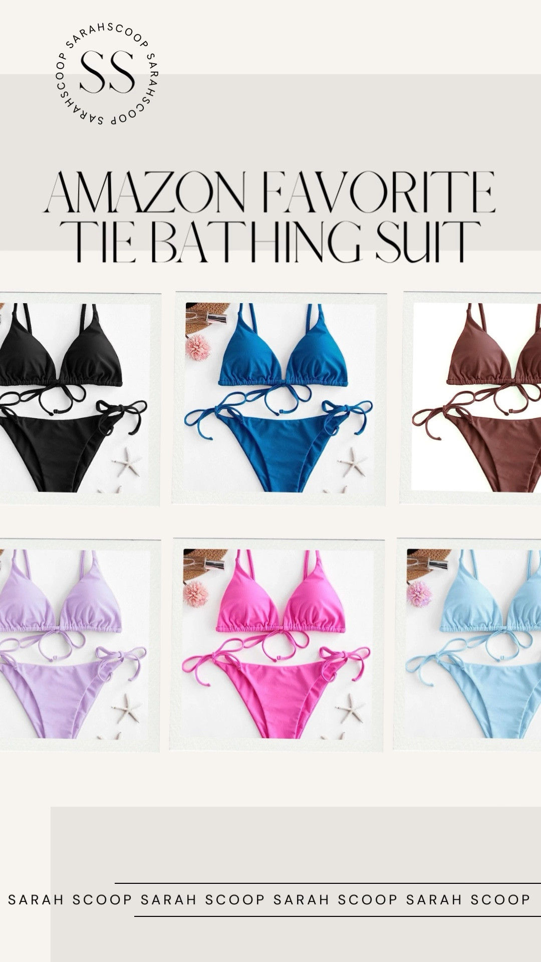 Add this flattering and comfortable tie bathing suit to your collection this summer! 

#LTKFind #LTKswim #LTKSeasonal