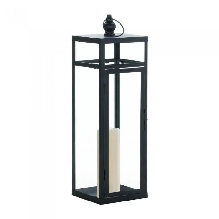 LARGE BLACK DRAMATIC GEOMETRY LANTERN | Walmart (US)