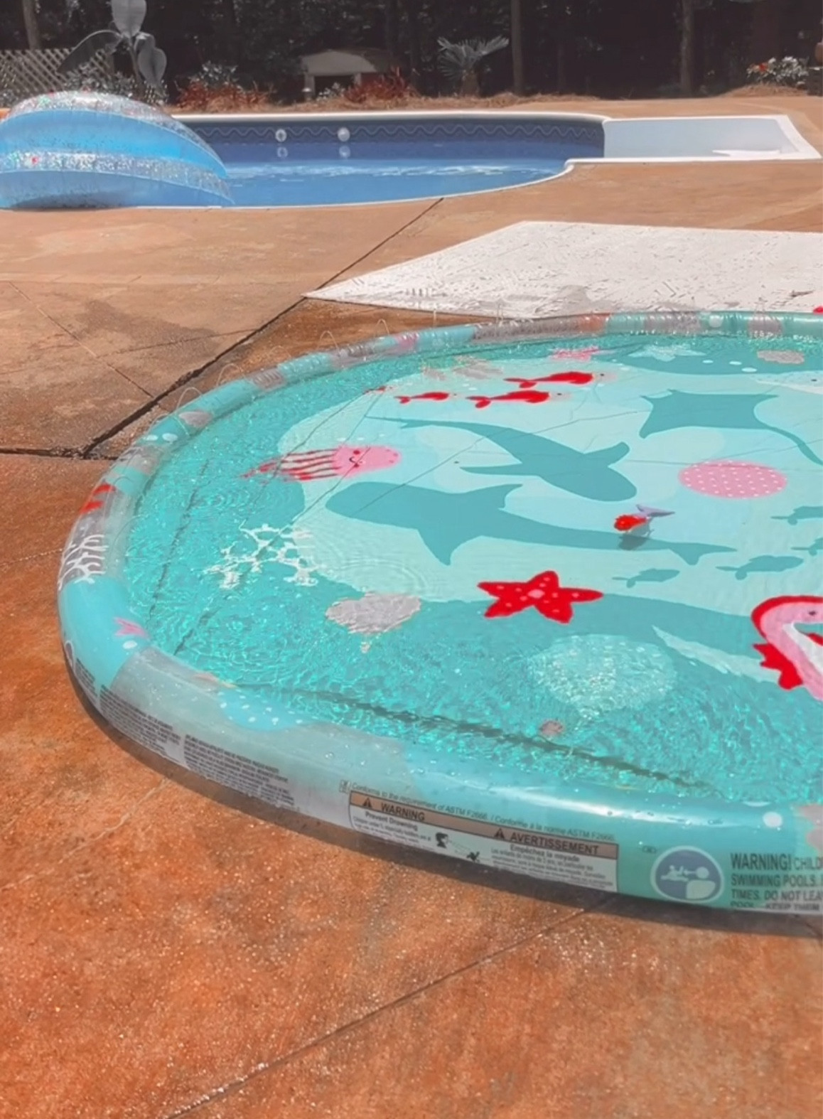 Entertaining the kids this summer??? I found this SUPER CHEAP splash pad and we LOVE wading through!

#LTKSeasonal #LTKSwim