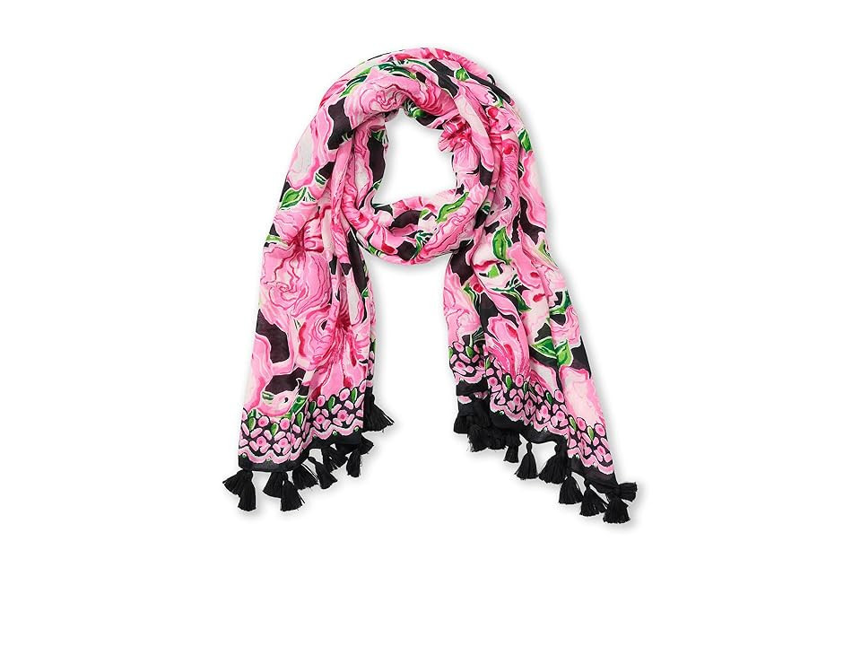 Lilly Pulitzer Resort Women's Scarf Onyx Party All The Time Engineered | Zappos