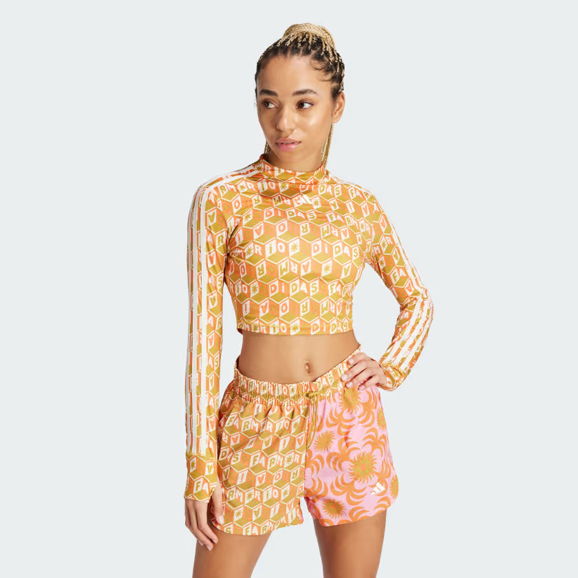adidas x FARM Rio Crop Long Sleeve Shirt | adidas (US)