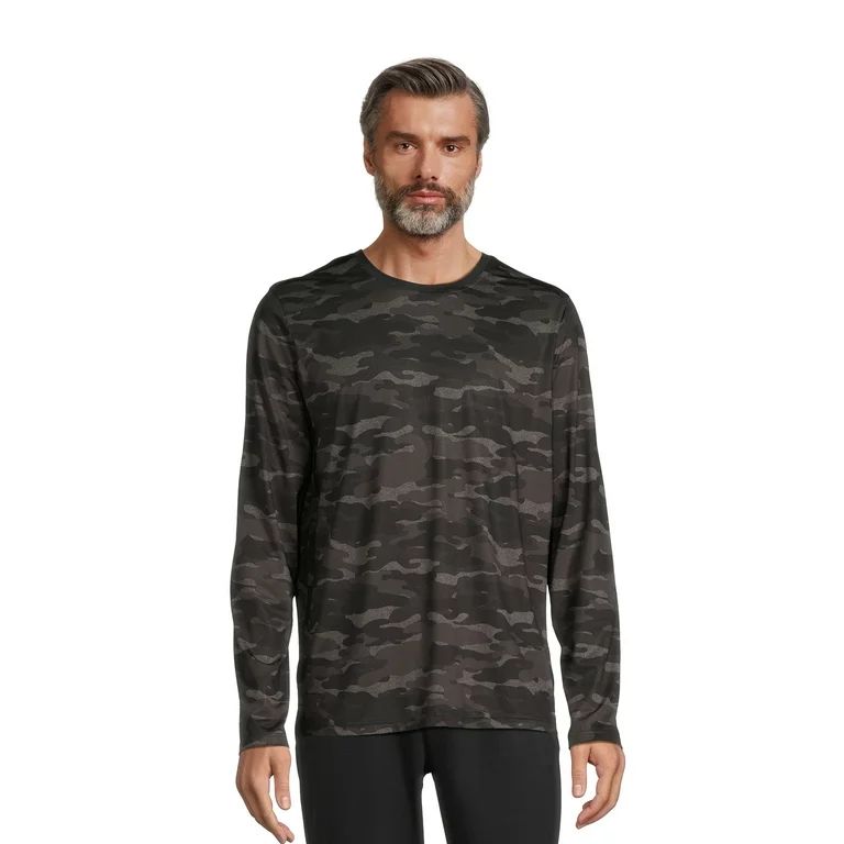 Ben Hogan Men's and Big Men's Performance Sun Protection Camouflage Tee with Long Sleeves, Sizes ... | Walmart (US)