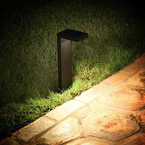 Enchanted Spaces Set of 2 L-Shaped Black Solar Path Light | Amazon (US)