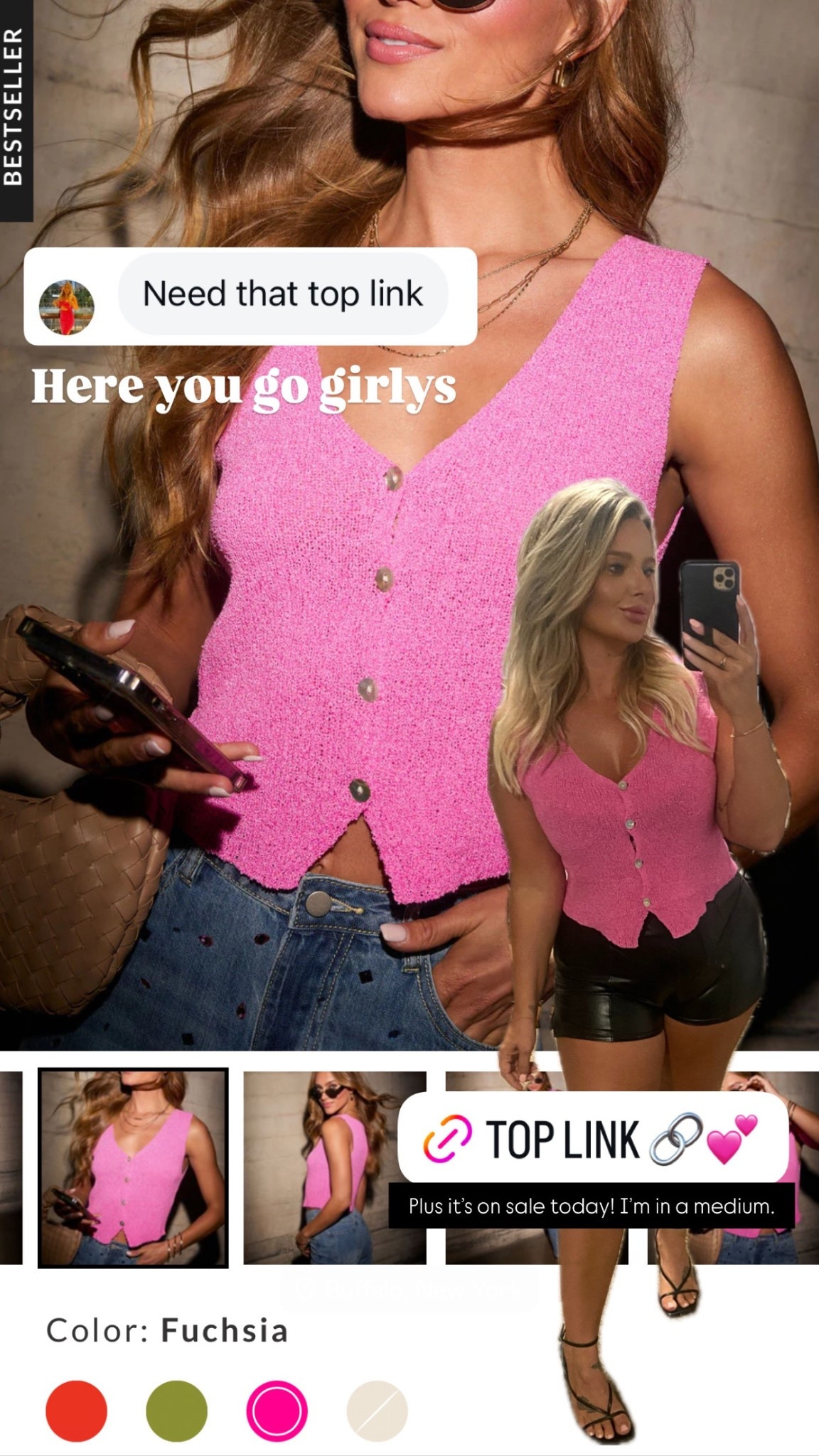 Cutest vest top that’s not to heavy and perfect still for summer. On sale and comes in 4 colors! 

#LTKSaleAlert #LTKStyleTip #LTKFindsUnder50