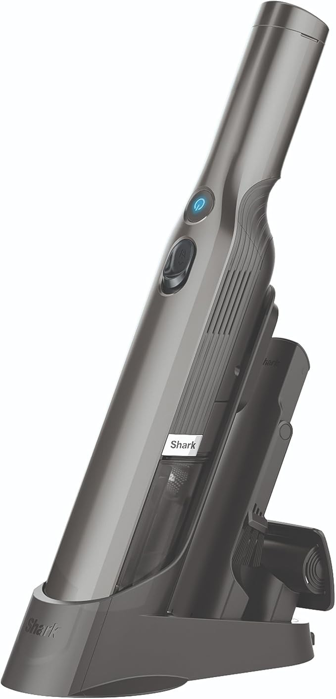 Shark WV201 WANDVAC Handheld Vacuum, Lightweight at 1.4 Pounds with Powerful Suction, Charging Do... | Amazon (US)