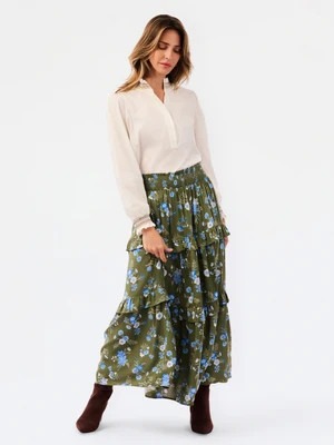 Valentina Skirt | Mistflower Olive | Mary Square