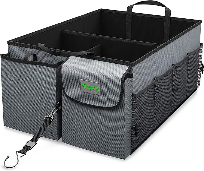 Drive Auto Car Trunk Organizer - Collapsible, Multi-Compartment Automotive SUV Car Organizer for ... | Amazon (US)