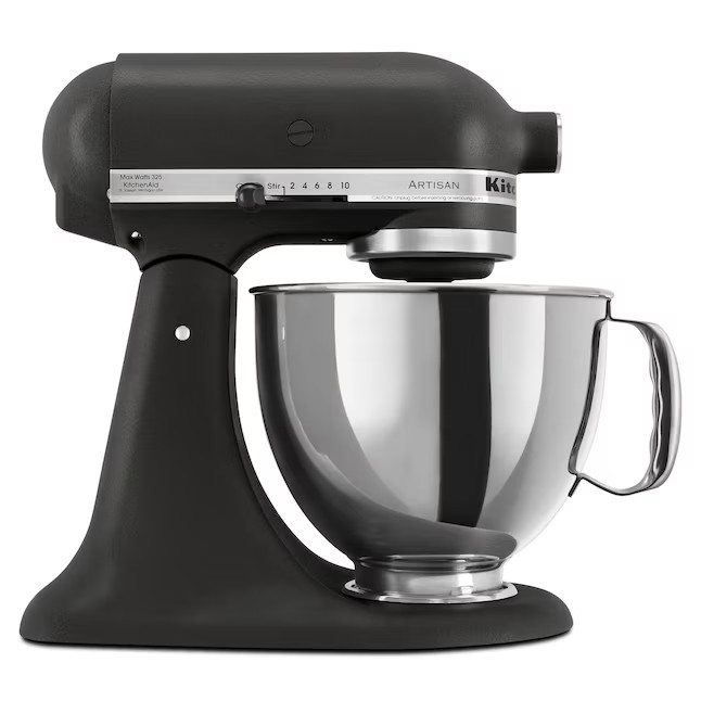 KitchenAid Artisan Cast Iron Black 5-Quart Tilt-head Stand Mixer | Lowe's