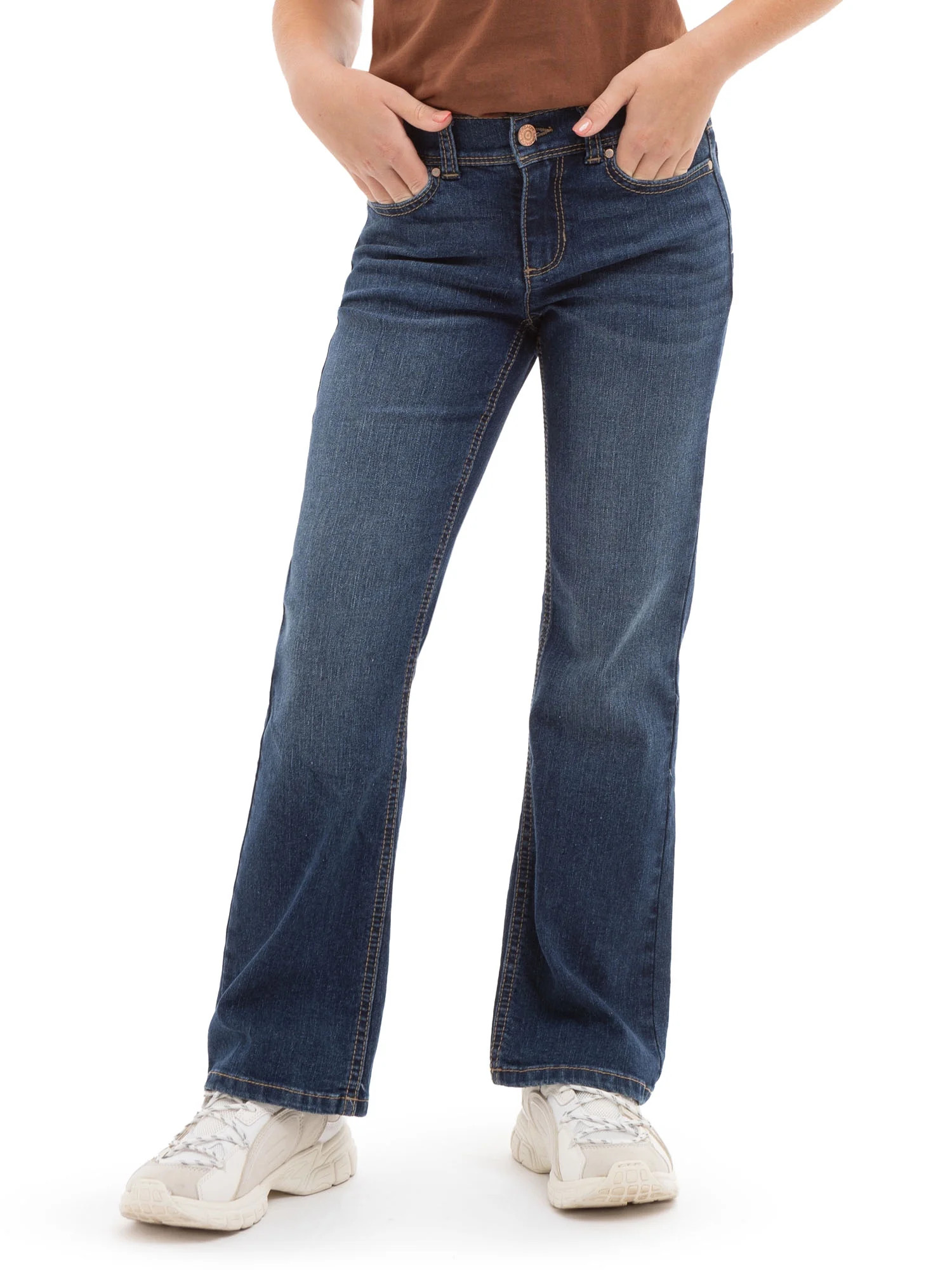 Jordache Girls Bootcut Jeans, Sizes 5-18 & Plus | Walmart (US)