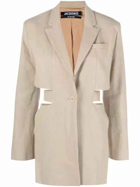 cut-out blazer mini dress | Farfetch (CA)