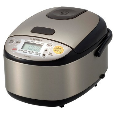 Micom 3 Cup Rice Cooker & Warmer: Zojirushi, 8 Settings, Automatic Keep Warm, Nonstick, Timer, Light Silver, 450W | Target
