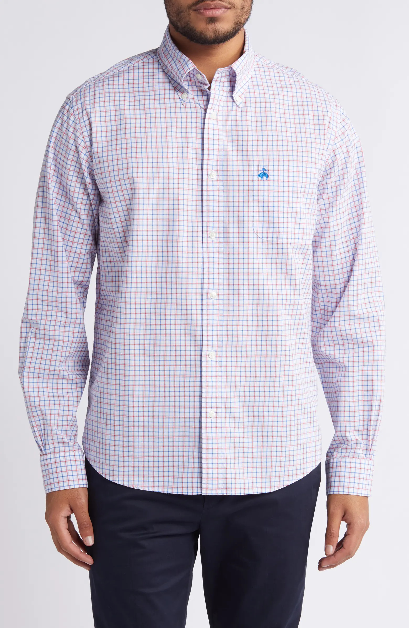 Check Regular Fit Button-Down Shirt | Nordstrom
