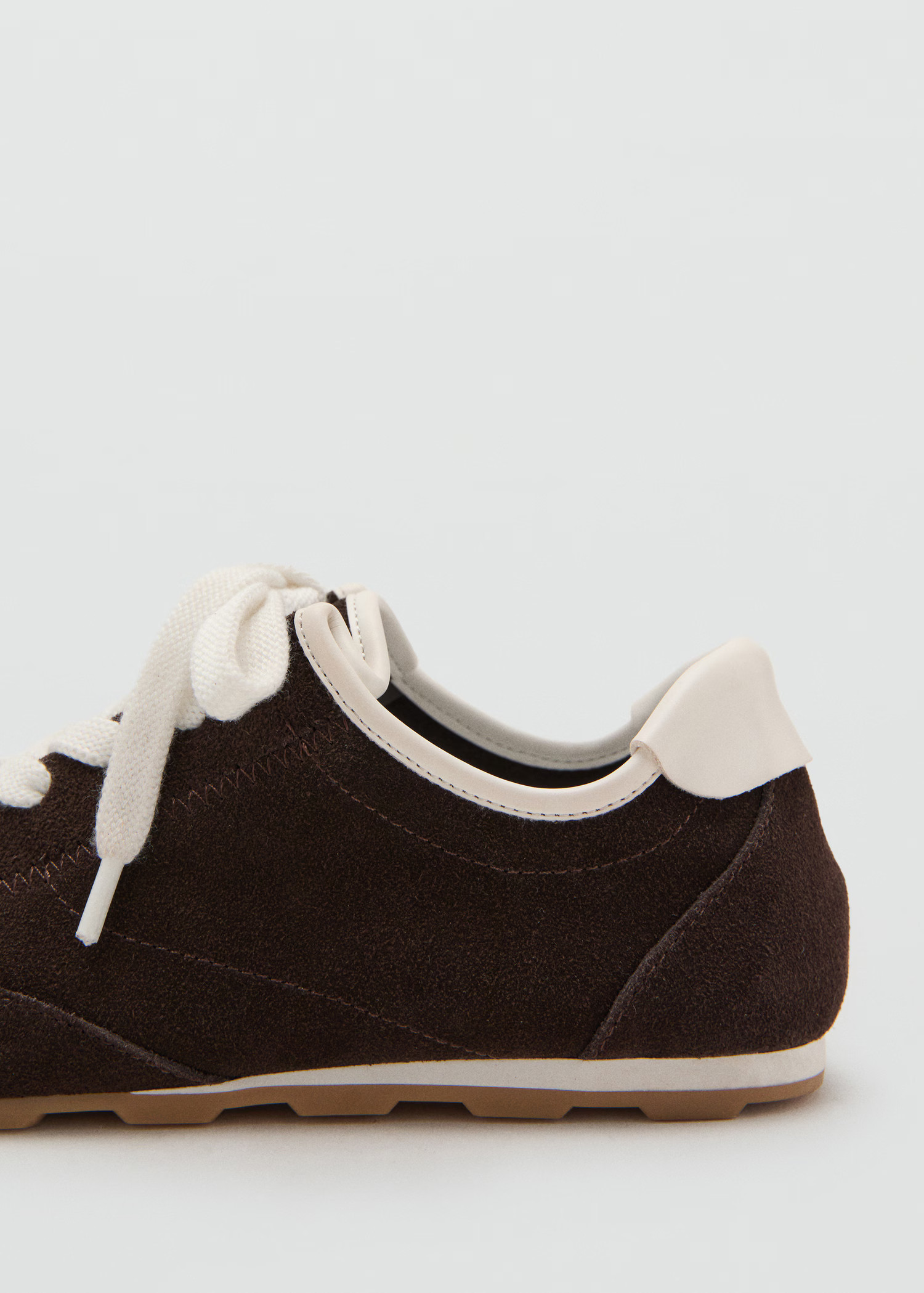 Suede contrast sneakers - Women | MANGO USA | Mango (US/MX/AU)