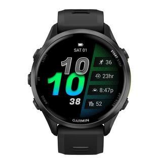 Forerunner 970 Running Smartwatch in Carbon Gray/Black/Whitestone, 1.9 in x 0.5 in | The Home Depot