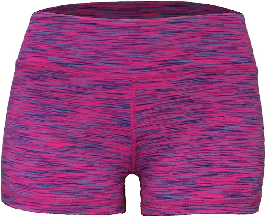 Epic MMA Gear WOD Booty Shorts for Women (Large, Pink Space Dye) | Amazon (US)