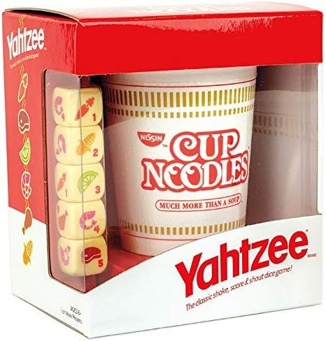 YAHTZEE Cup Noodles | Collectible Yahtzee Game Made to Look Like Iconic Ramen Meal with Custom Di... | Amazon (US)