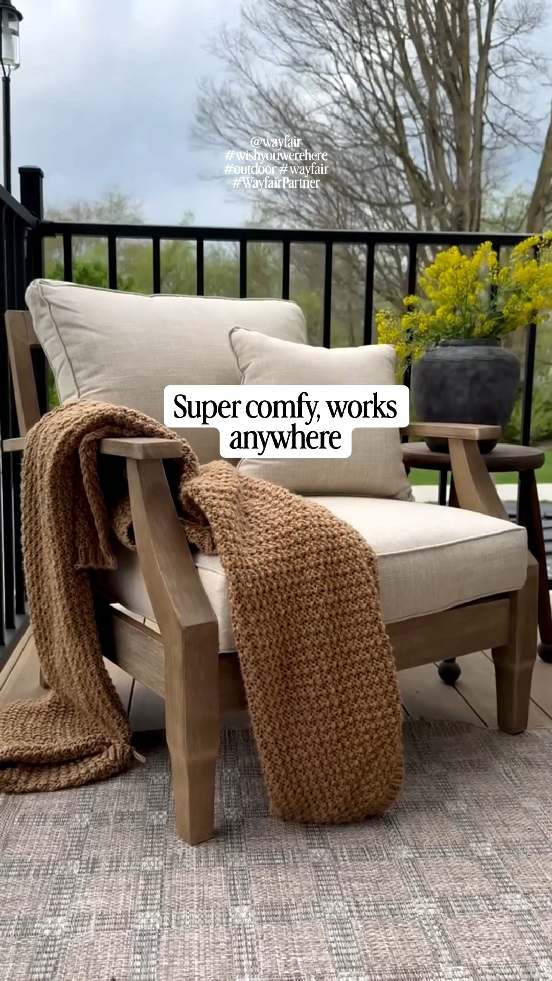 #ad These outdoor pieces give your patio that high-end resort feel without overthinking it

From modern to traditional to soft European inspired styles, everything here feels elevated but still easy to live with. The striped lounger is such a standout for pools or patios, the ottomans are so versatile as footrests or extra seating, and the everyday outdoor chairs look luxe and are even better in person.

It’s that mix of pieces that makes the whole space feel layered, relaxed, and pulled together like a resort you never want to leave

@wayfair #wishyouwerehere#outdoor #wayfair #WayfairPartner