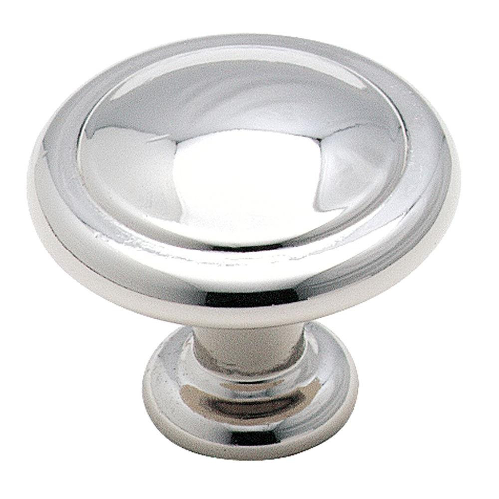 Allison Value 1-1/4 in (32 mm) Diameter Polished Chrome Cabinet Knob | The Home Depot
