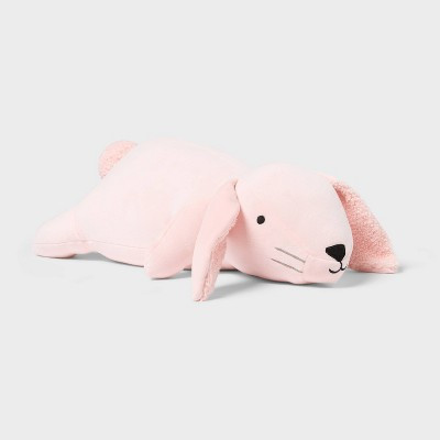 Bunny Weighted Plush Kids' Throw Pillow Pink - Pillowfort™ | Target