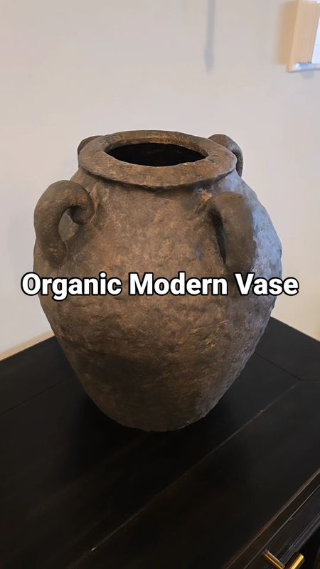 Organic Modern vase 🤍. I love the color, shape, and texture of this vase!

#LTKVideo #LTKHome #LTKGiftGuide