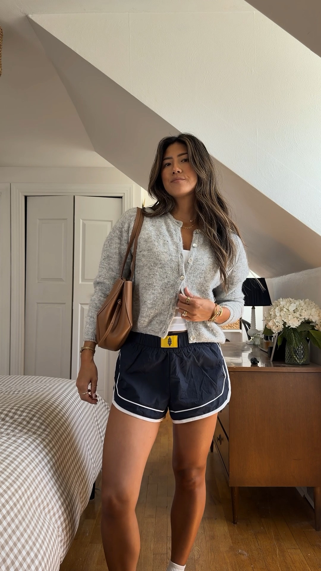 Love a sporty track short + sweater combo! Linked the ones I’m wearing and other cute options to recreate the same look!

#LTKgrwm #LTKmomlife #LTKootd