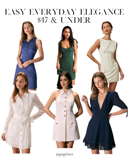 #summer #dress #dresses #mini #elegant #classic #belted #tie #strap #bustier #hugh #neck #boat #boatneck #collar #collared

👉🏻 SIGN UP for FREE weekly outfit & classic home inspo! https:giagritter.com/inspo 💌

👗SUBSCRIBE for try-on style & home decor hauls🚪https://giagritter.com/subscribe 

🤳🏻FOLLOW ME on Instagram @giagritter for life updates https://giagritter.com/insta 🥂

#LTKSeasonal #LTKFindsUnder50 #LTKWorkwear