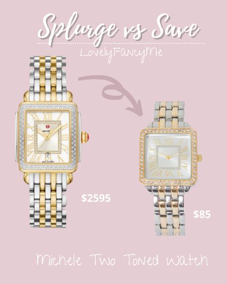 Save vs Splurge: Michelle watch lookalike. Get a Michelle comparable look for less from Pink Lily Boutique. 

#LTKbeauty #LTKsalealert #LTKstyletip