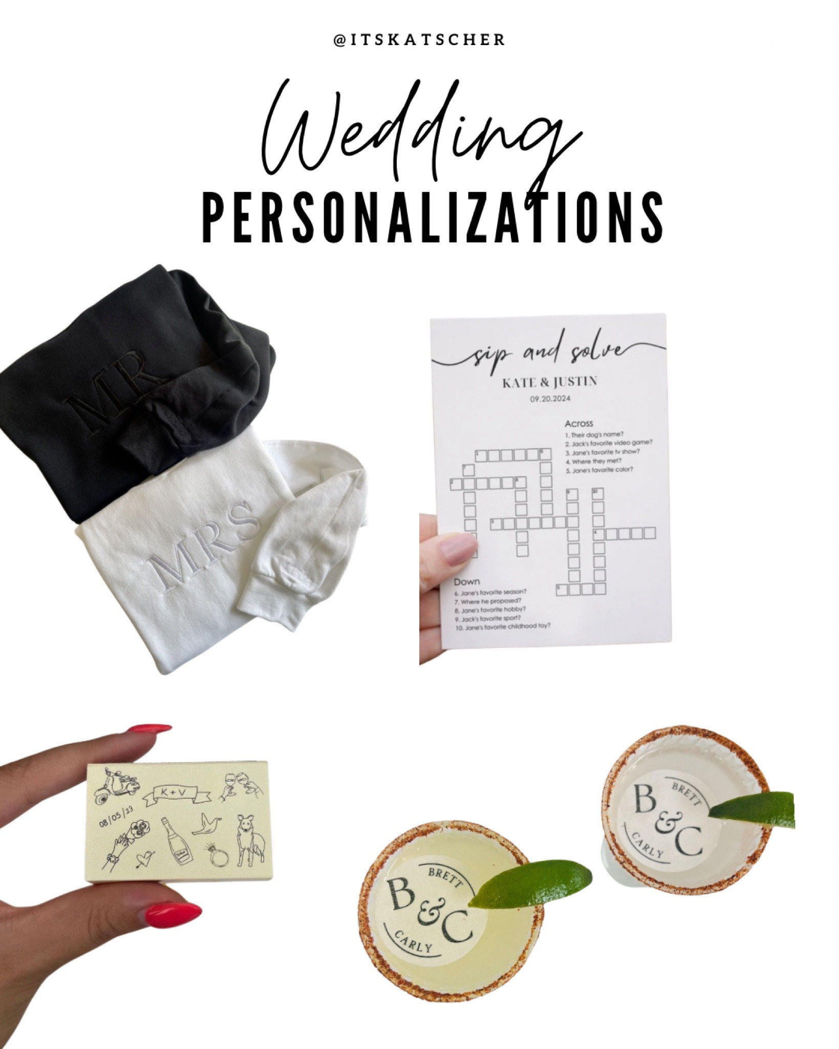 Wedding Personalization Details I’m Loving! 

#LTKWedding #LTKParties