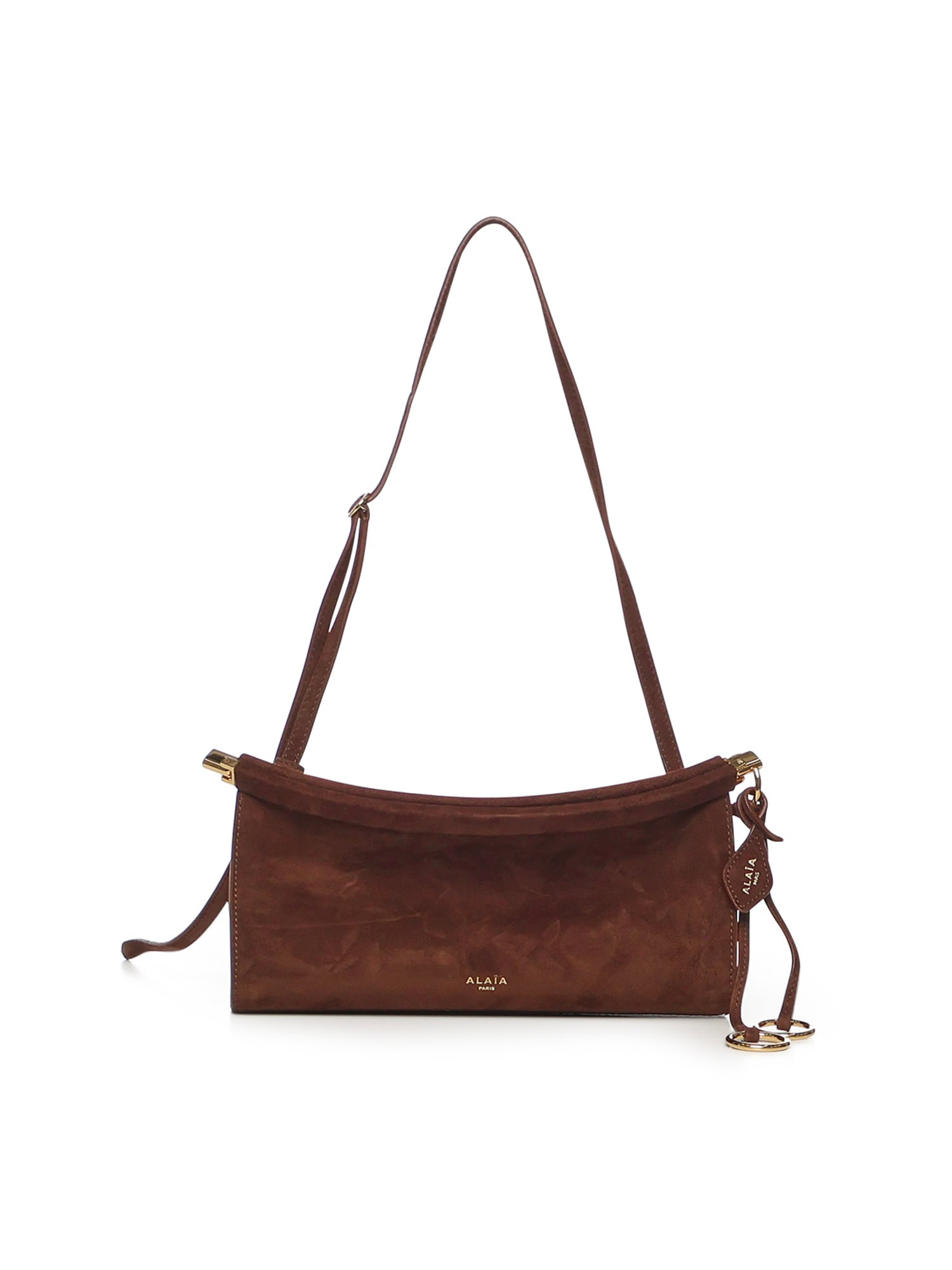Alaia Le Click East West Small Suede Bag | Italist.com US
