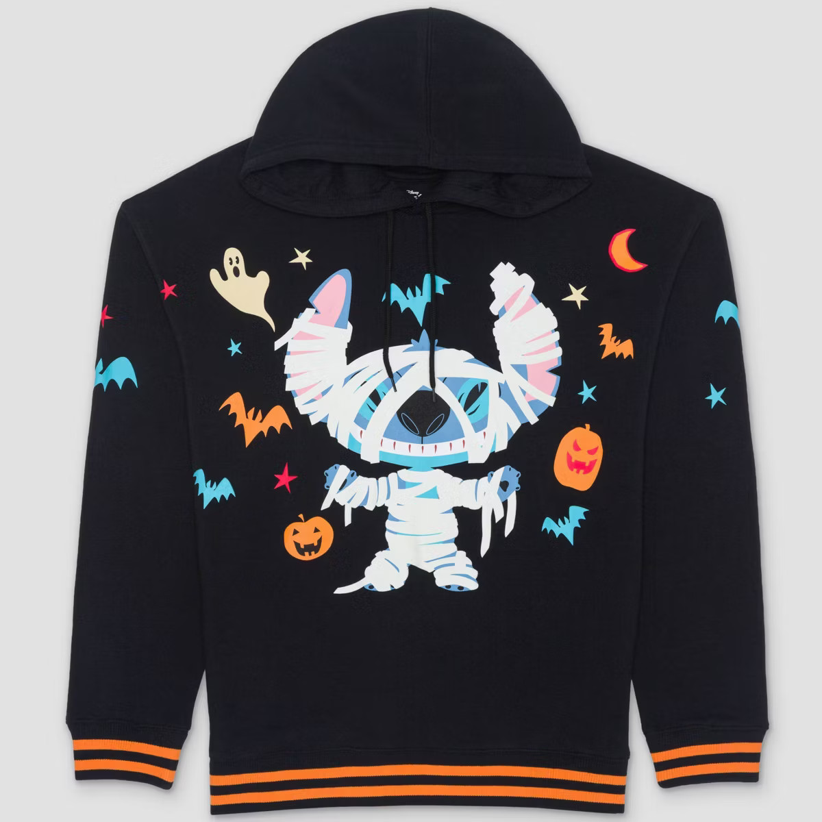 Adult Mummy Stitch Hooded Sweatshirt - Black | Target