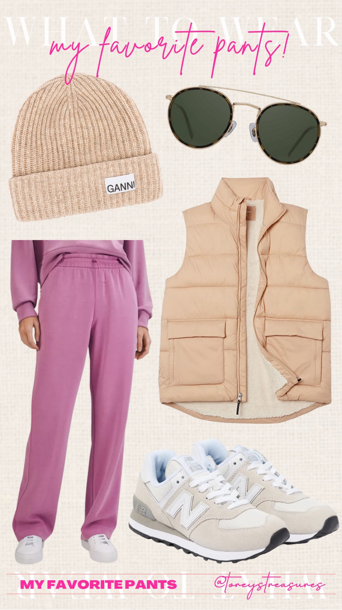 Lululemon pants, amazon vest, new balance run tts 

#LTKstyletip #LTKSeasonal #LTKunder100