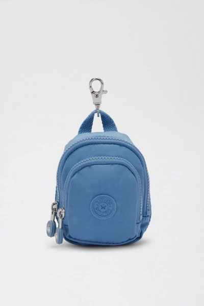 Kipling Seoul Mini Backpack Keychain in Blue at Urban Outfitters | Urban Outfitters (US and RoW)