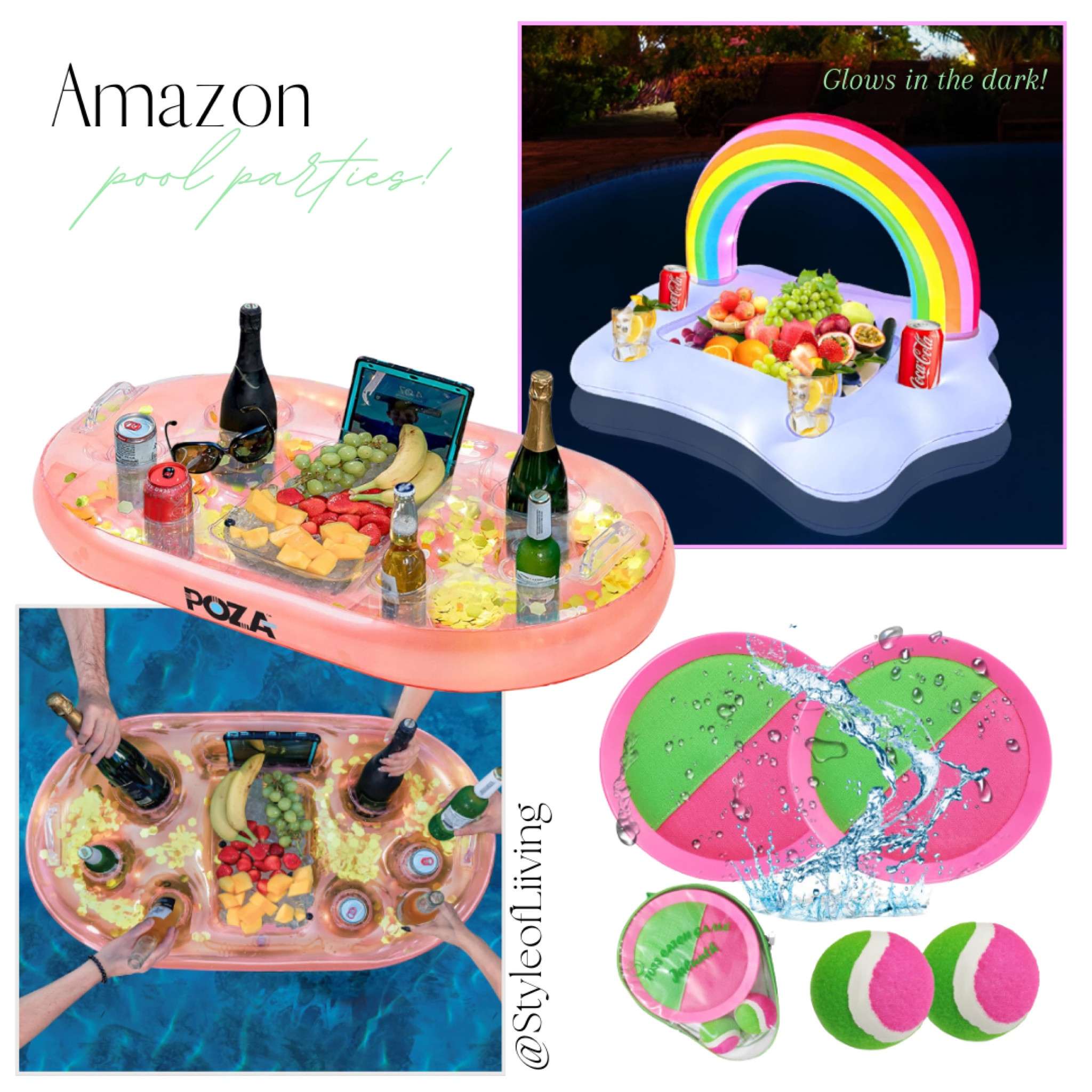 Pool floats, coolers, pool games. Pool parties! #founditonamazon

#LTKParties #LTKSwim #LTKU