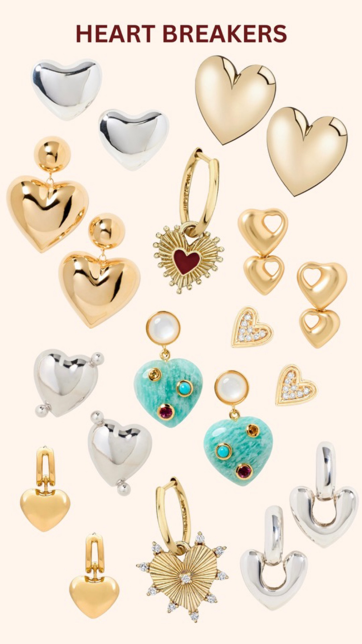Heart Earrings we’re crushing on! 

#LTKstyletip #LTKSeasonal