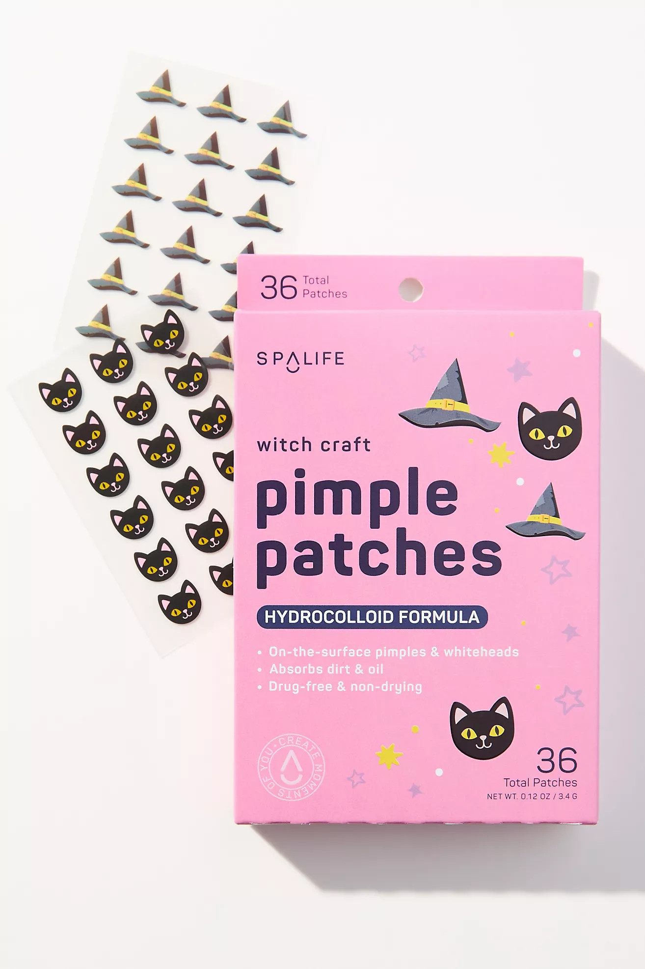 SpaLife Witch Craft Hydrocolloid Pimple Patches | Anthropologie (US)