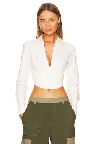 L'Academie Mildred Top in White from Revolve.com | Revolve Clothing (Global)