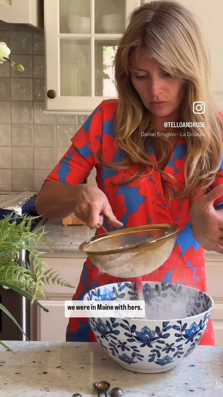 I really hope this reel doesn’t go viral because I put the egg video sequence out of order and it’s bugging me….Here is Mom’s banana bread recipe because it’s better than mine. I really enjoy my recipe but after having this one on a rainy day in mom’s kitchen I think I’ve changed my mind…tell me what you think. And if you don’t have this loaf pan it’s a game changer, comment PAN for the link. 
1/2 c. oil
1c. sugar
2 eggs, beaten
4 bananas, mashed
2 c. flour
1 tsp. baking soda
½ tsp. baking powder
1/4 tsp salt
1 tsp. vanilla
3 tbs. Greek yogurt 
½ c. chopped nuts (Optional)
- Preheat oven to 350°. Grease and flour standard loaf pan. Mix together oil and sugar. Add beaten eggs and bananas. 
- Sift together flour, baking soda, and baking powder; add to banana mixture. Mix in vanilla, milk, and nuts.
- Pour into loaf pan. Bake for 60 minutes at 350°
Please note: I prefer to leave my breads in a ceramic loaf pan overnight. It keeps the moisture in and allows the flavors to meld.

#LTKFamilyRecipe
#LTKInTheKitchen #SpringAtHome

#LTKHome #LTKFamily #LTKSeasonal