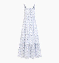 The Anjuli Nap Dress - Blue Vine Stripe | Hill House Home US