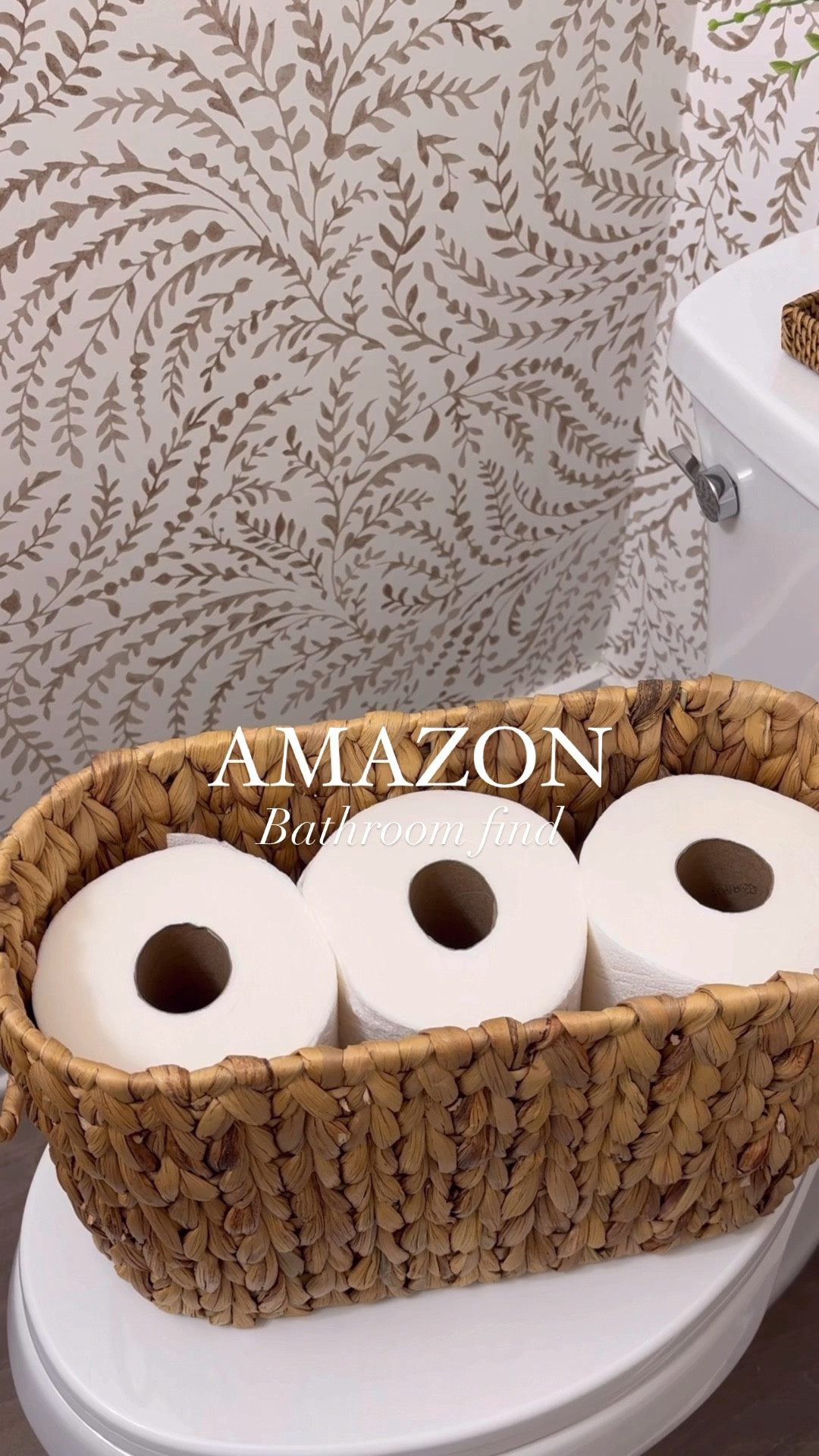 Bathroom toilet paper basket from Amazon! This is on sale today! 

#LTKWatchNow #LTKSaleAlert #LTKFamily
