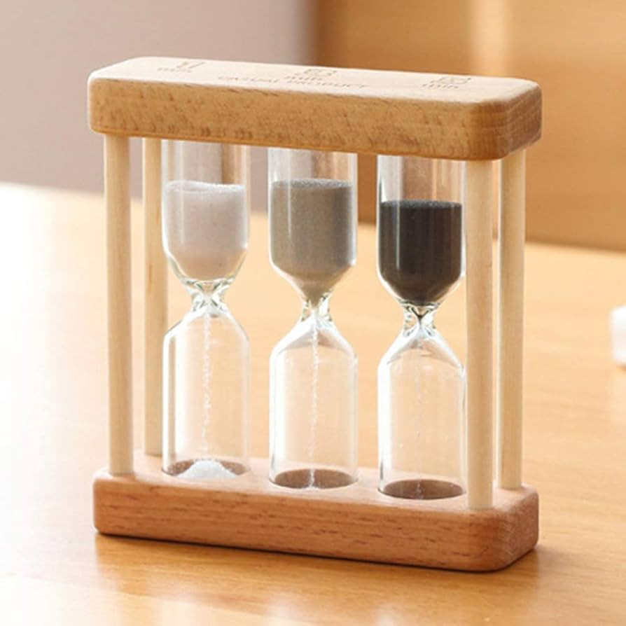 Creative 1/3/5 Minute Wooden Sand Glass Hourglass Timer Clock Home Decor Kitchen Tools Gift for S... | Amazon (US)