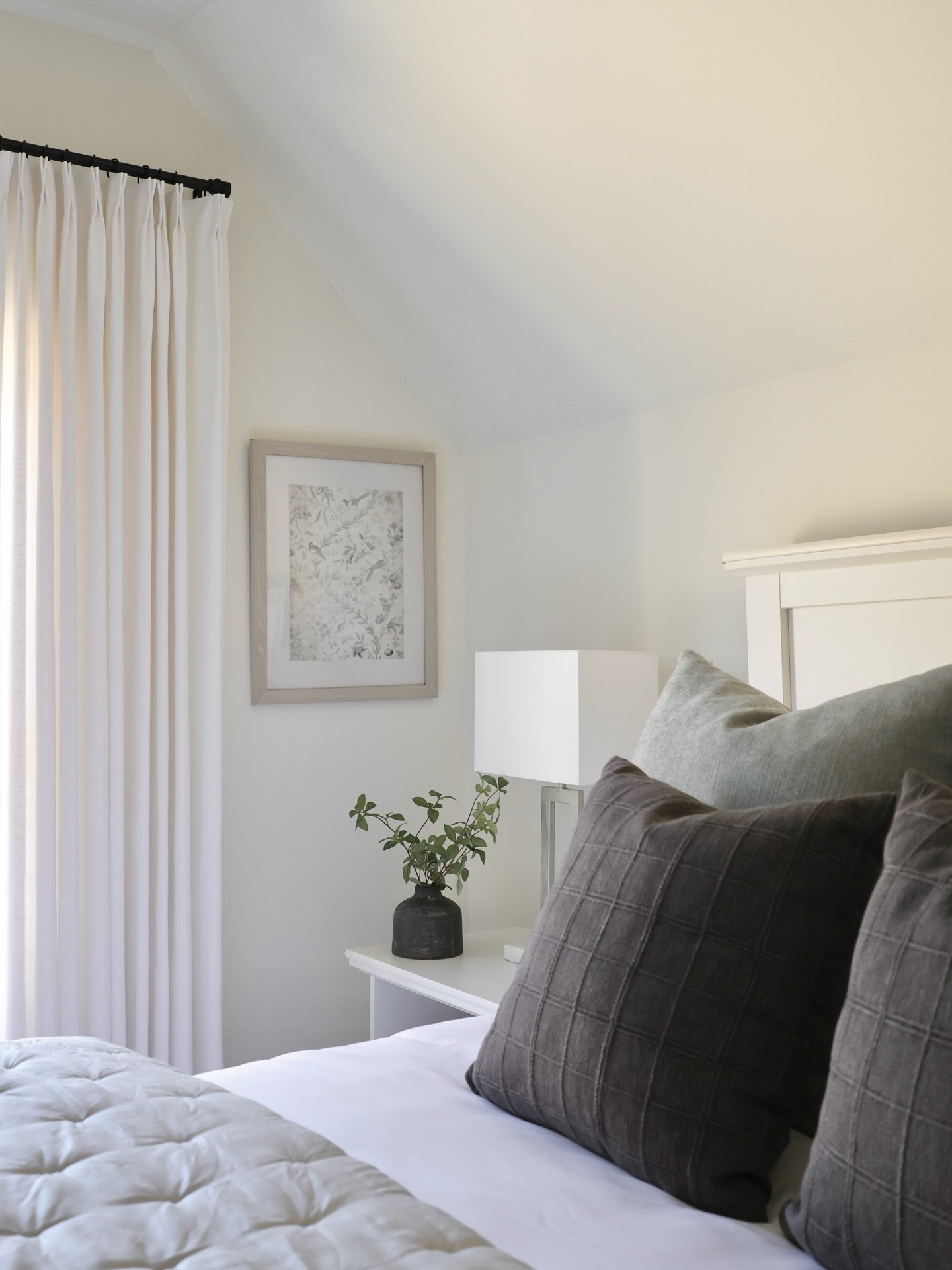 Have you ever been disappointed when your custom curtains don’t look like the ones on the website or Instagram?

Even when you make the investment in good quality and follow the “online measuring guide” there are other factors you need to consider to get the look you want. 

SWIPE to see the guidelines they aren’t putting on the website and SAVE for your next curtain order! 

#1 is the fullness ratio. To get full looking Instagram-worthy drapes you need to account for more than just the width of the window. 

First, measure the width of the window and add 8-12” on either side to get the rod length. Extending the rod past the window is a MUST. In this room the window is 46” so adding 12” to either side gets me a rod length of 70”. 

Next, multiply the rod length by 1.4 to get the total width (for me that’s 98”). Then divide this number by 2 to get the individual panel width (for me that’s 49”). 

1.4 is my ideal fullness ratio to get the look above, but you can adjust for your own preferences! 

#2 is getting the curtain length right. You want the bottom of the curtain to just kiss the ground for a perfectly tailored look. To do this measure from the ground all the way to the ceiling (or crown moulding) and subtract around 2 inches to account for the rod and rings (this varies - measure your own rod and rings to subtract the correct amount!). 

#3 is memory shaping. I like to order all of my curtains with memory shaping so they have that nice pleated look BUT I make sure to steam them when I get them so there are no harsh lines or wrinkles) 

Let me know if you try these tricks! 

#customcurtains #curtainmeasuringguide

#LTKHome