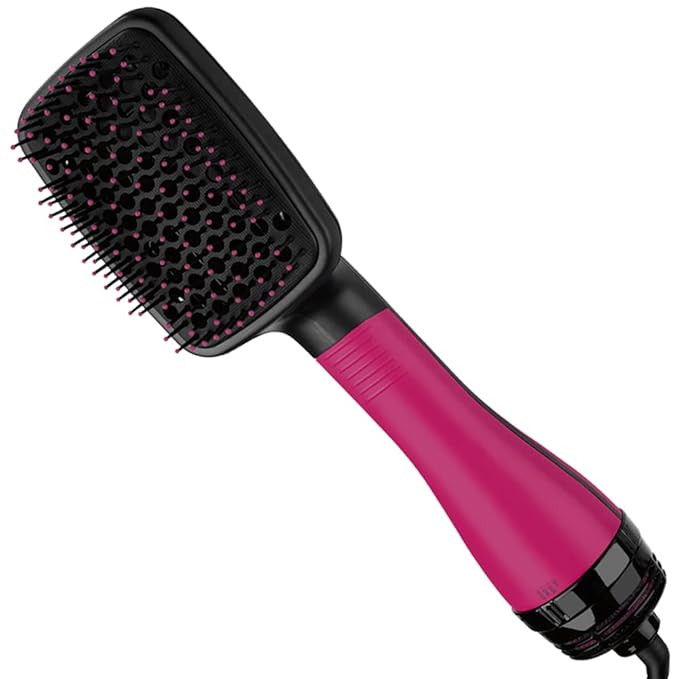 Revlon One-Step Hair Dryer and Styler | Detangle, Dry, and Smooth Hair, (Pink) | Amazon (US)
