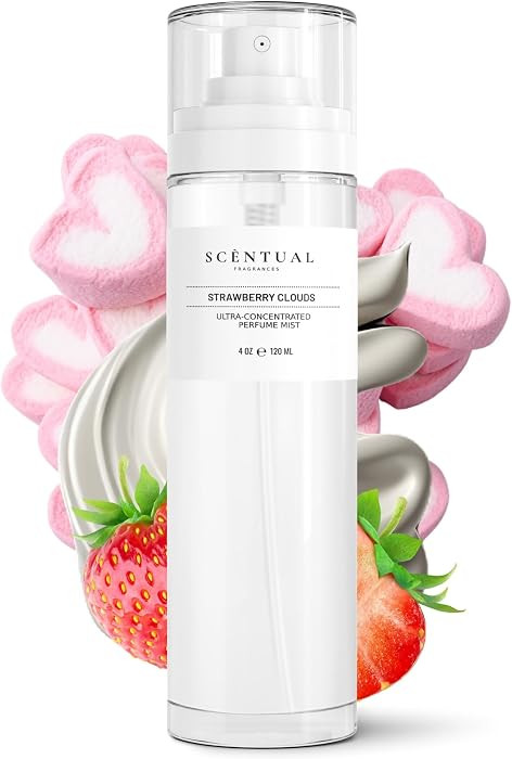 Sc\u00e8ntual Strawberry Clouds Ultra-Concentrated Perfume Mist, Body & Hair Perfume, Long Lastin... | Amazon (US)
