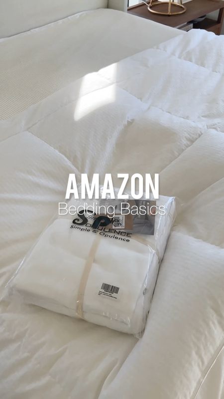 Amazon bedding basics - favorites from my home! 

#LTKhome #LTKstyletip #LTKsalealert