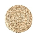 Creative Co-Op Round Jute Woven Placemat 13-Dining/Entertain-Textiles, Brown | Amazon (US)