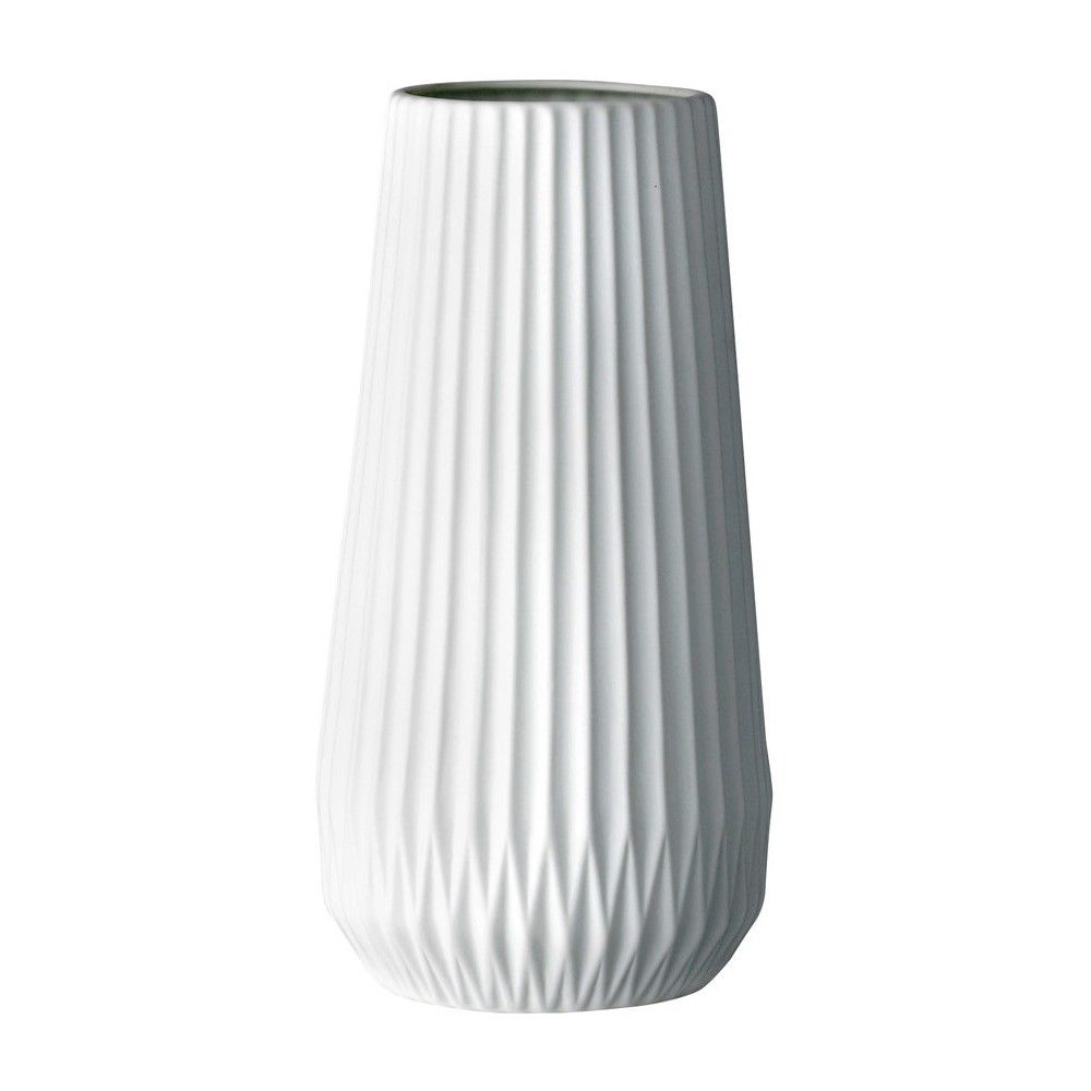 Ceramic Fluted Vase - White (5"") - 3R Studios | Target