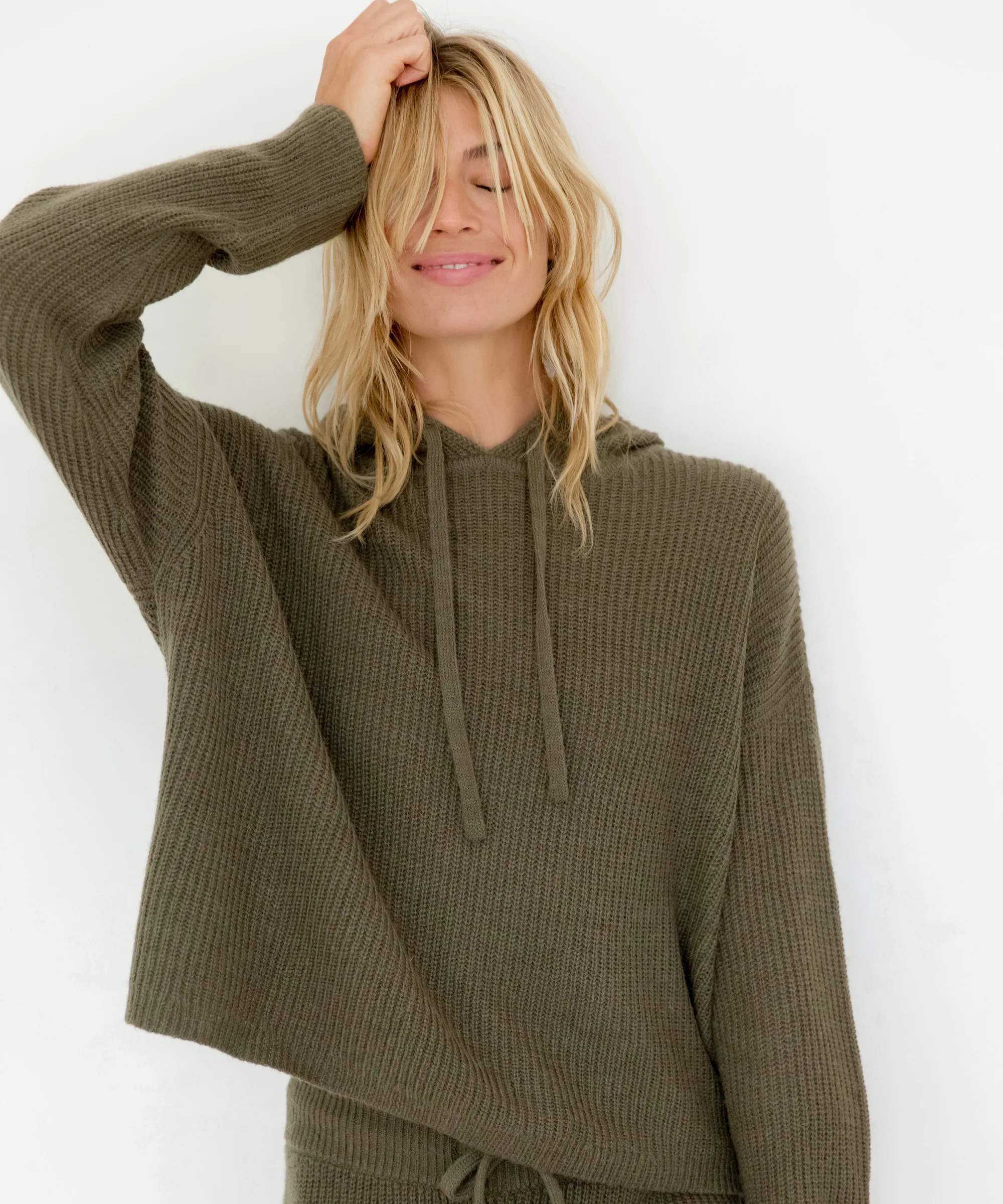 Alpaca Fisherman Hoodie | Jenni Kayne