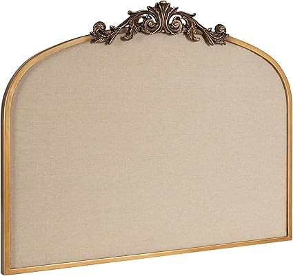 Kate and Laurel Arendahl Wide Decorative Arch Pinboard; 30 x 24; Gold; Framed Arched Ornate Vinta... | Amazon (US)