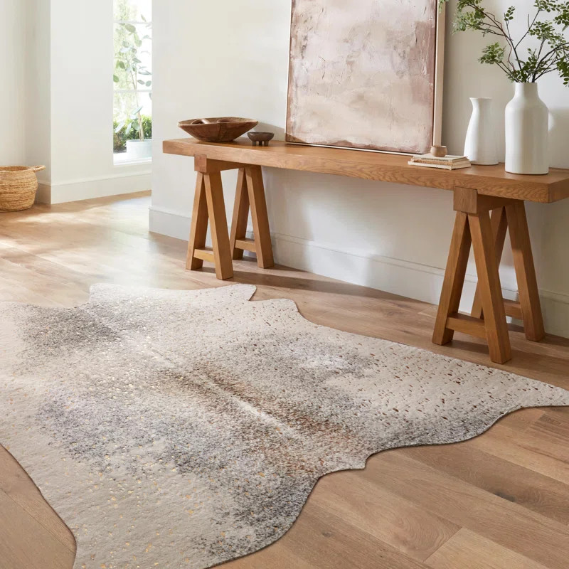 Terrazas Faux Cowhide Animal Print Rug | Wayfair North America